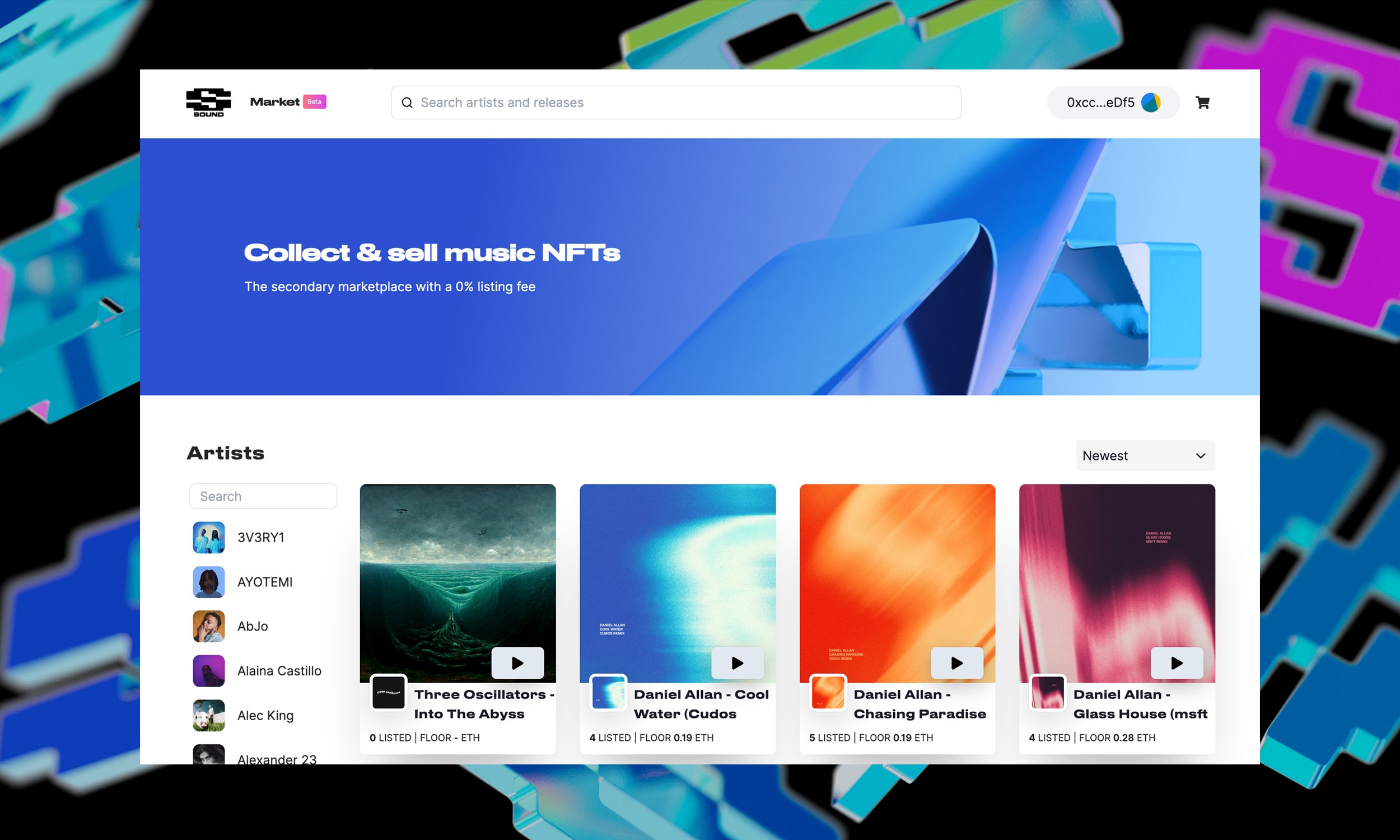 Browse all releases on the Sound Market